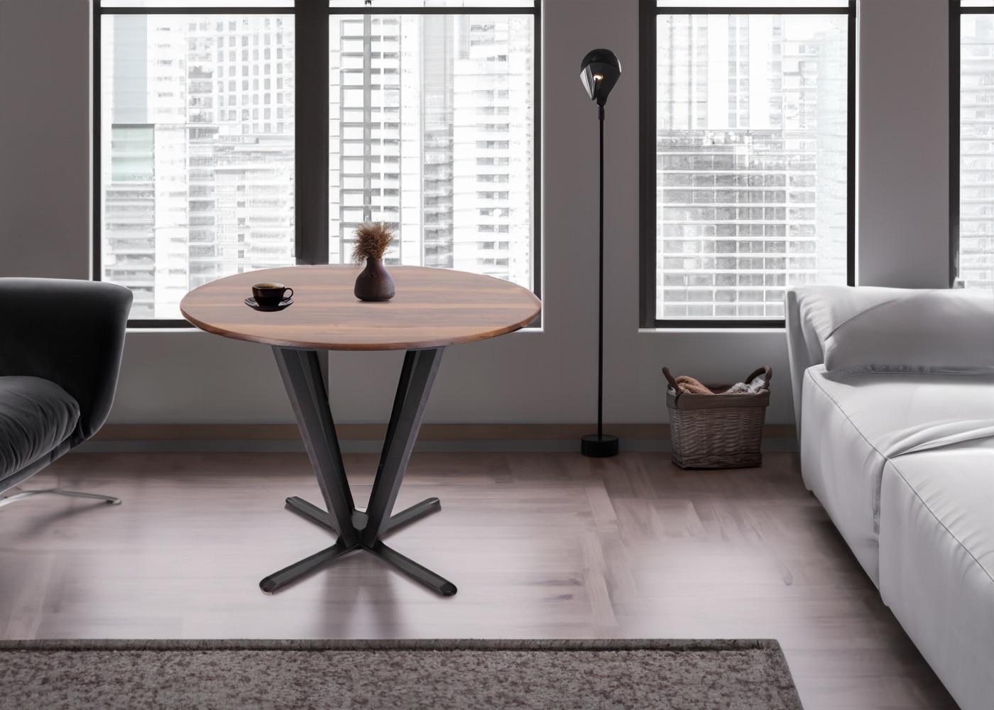 BISTROTISCH rund Braun Holz MCW Möbel > Tische > Bartische Braun