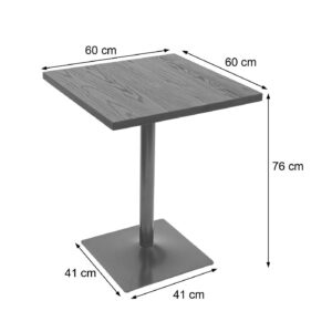 BISTROTISCH eckig Braun Holz MCW Möbel > Tische > Bartische Braun