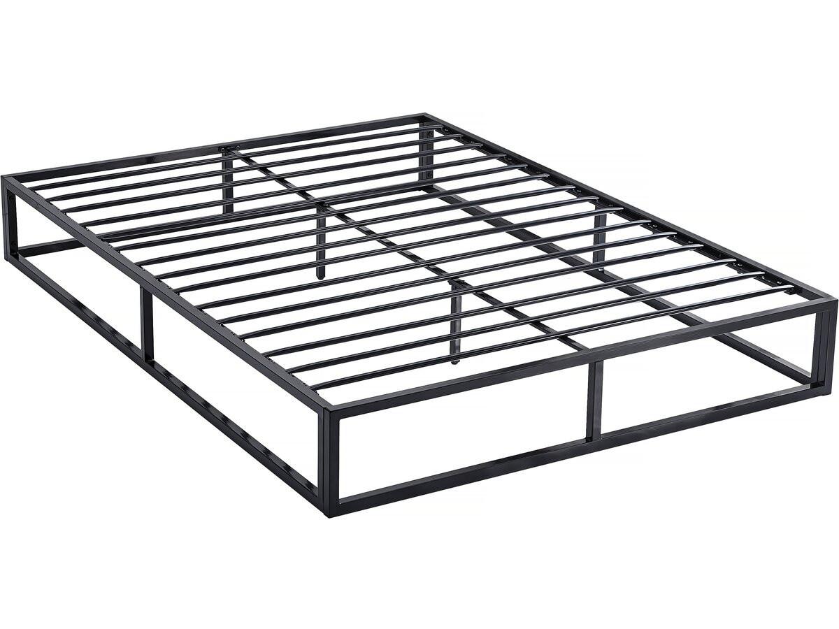 wohnli-moebel-suche-800001432031 Wohnli Möbelsuche - LATTENROST cadre de lit en métal 160 x 200 cm - noir Schwarz