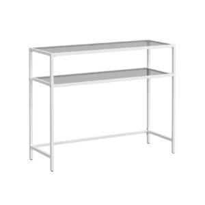 wohnli-moebel-suche-800001432441 Wohnli Möbelsuche - METALLKONSOLE mit 2 Regalen aus gehärtetem Glas 30/90/80 cm