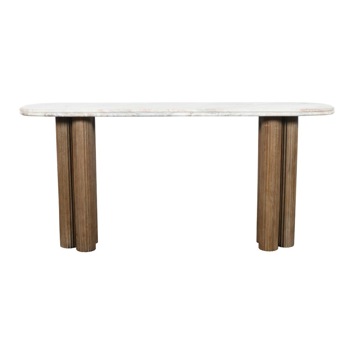 wohnli-moebel-suche-800001432448 Wohnli Möbelsuche - KONSOLENTISCH aus Massivholz und Marmor 165/77/38 cm