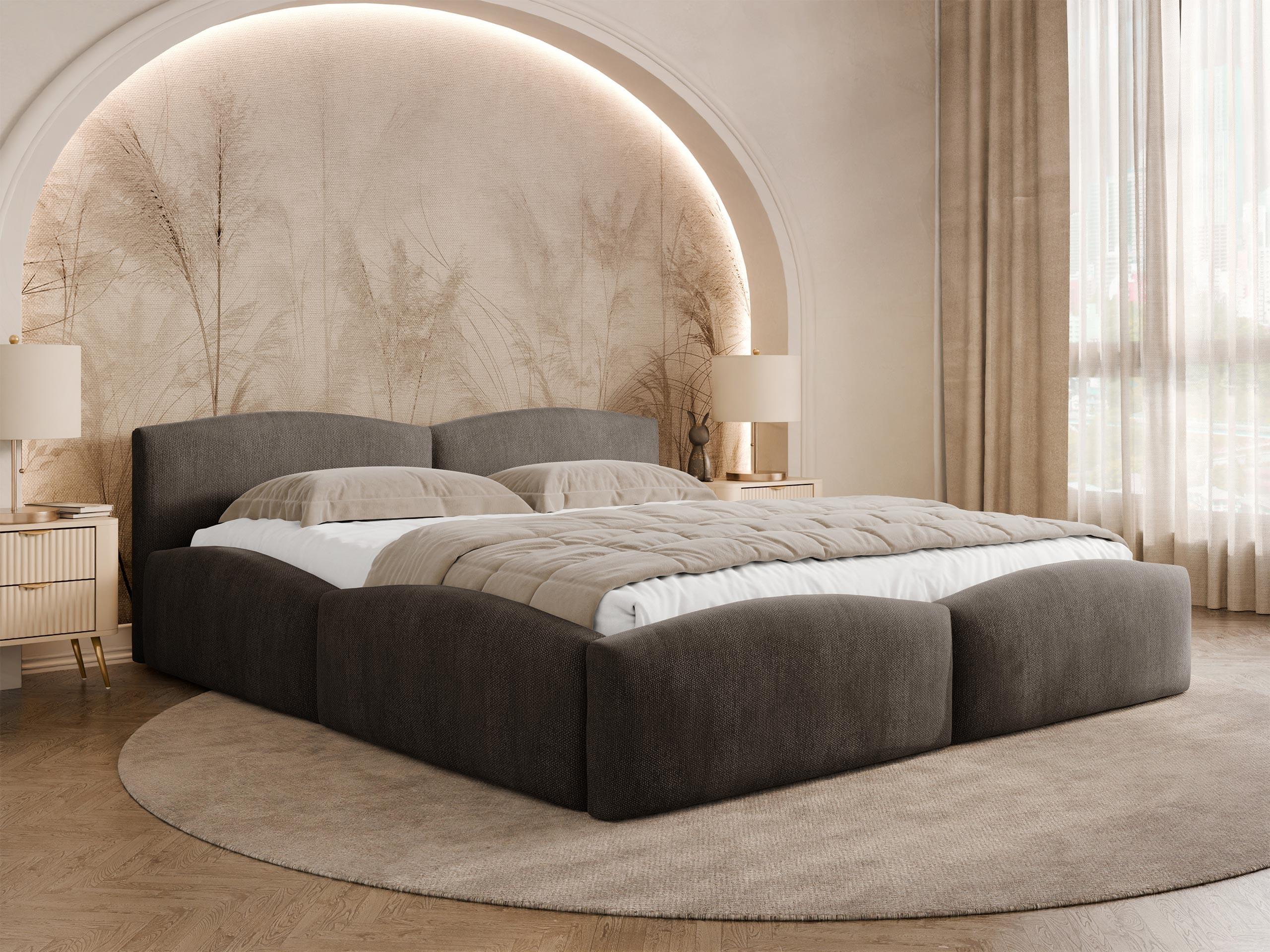 POLSTERBETT Mirala Textil MIRJAN24 Möbel > Betten > Polsterbetten Braun