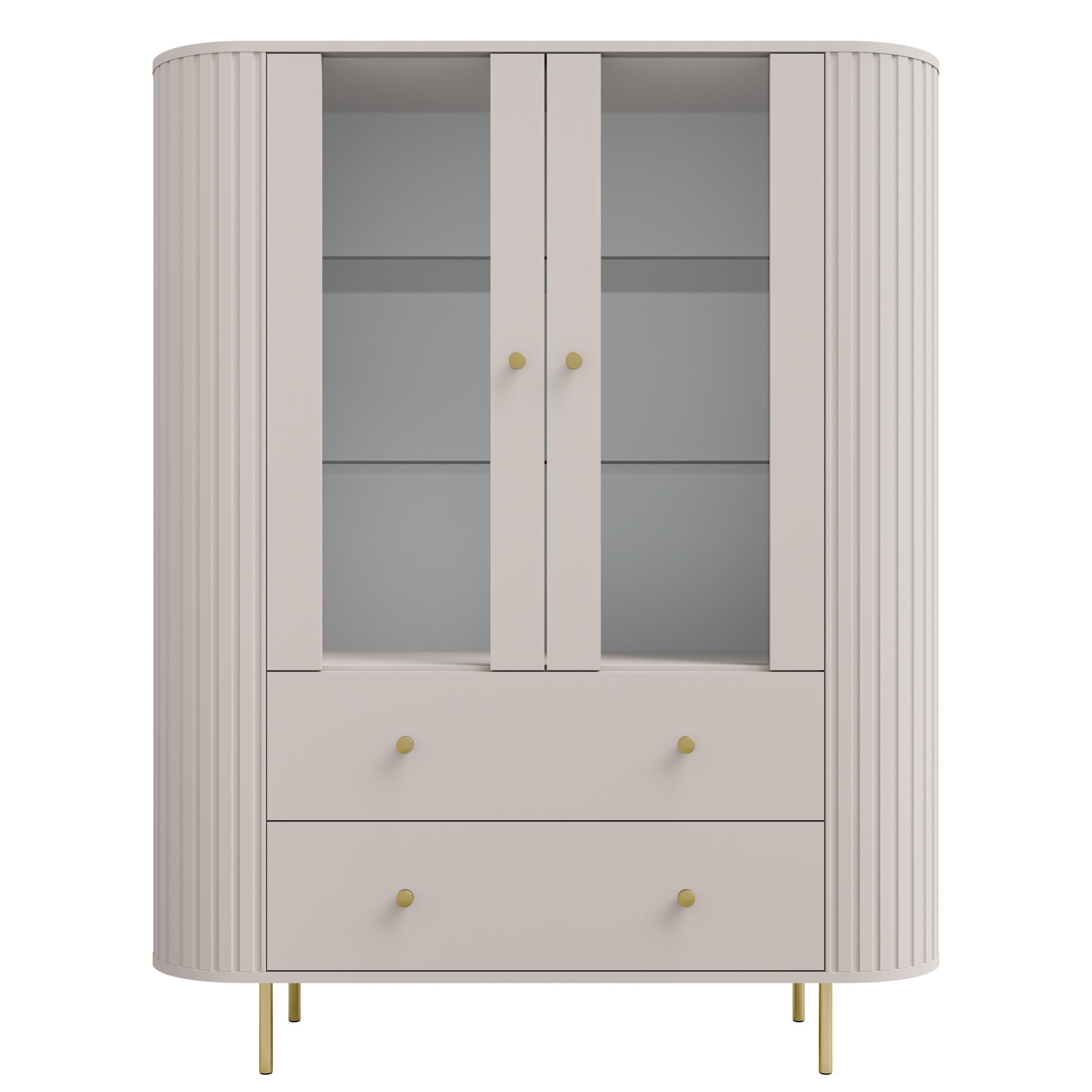 Wohnli Möbelsuche - VITRINE Halay Beige