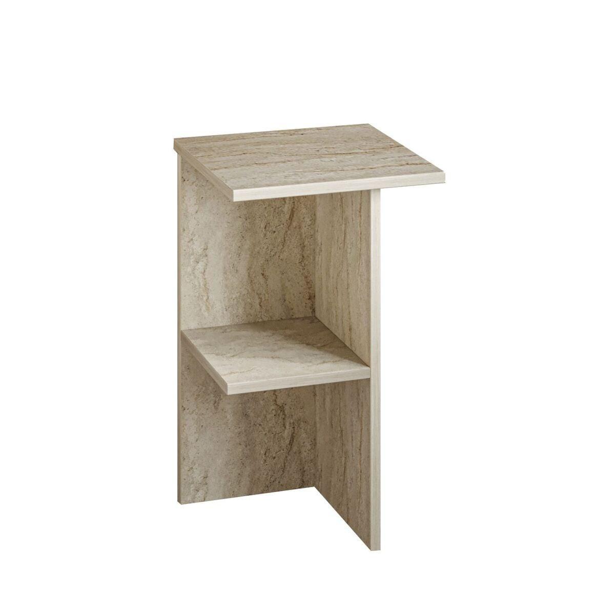 wohnli-moebel-suche-800001433450 Wohnli Möbelsuche - NACHTTISCH quadratisch mit ablage 36/36/60 cm