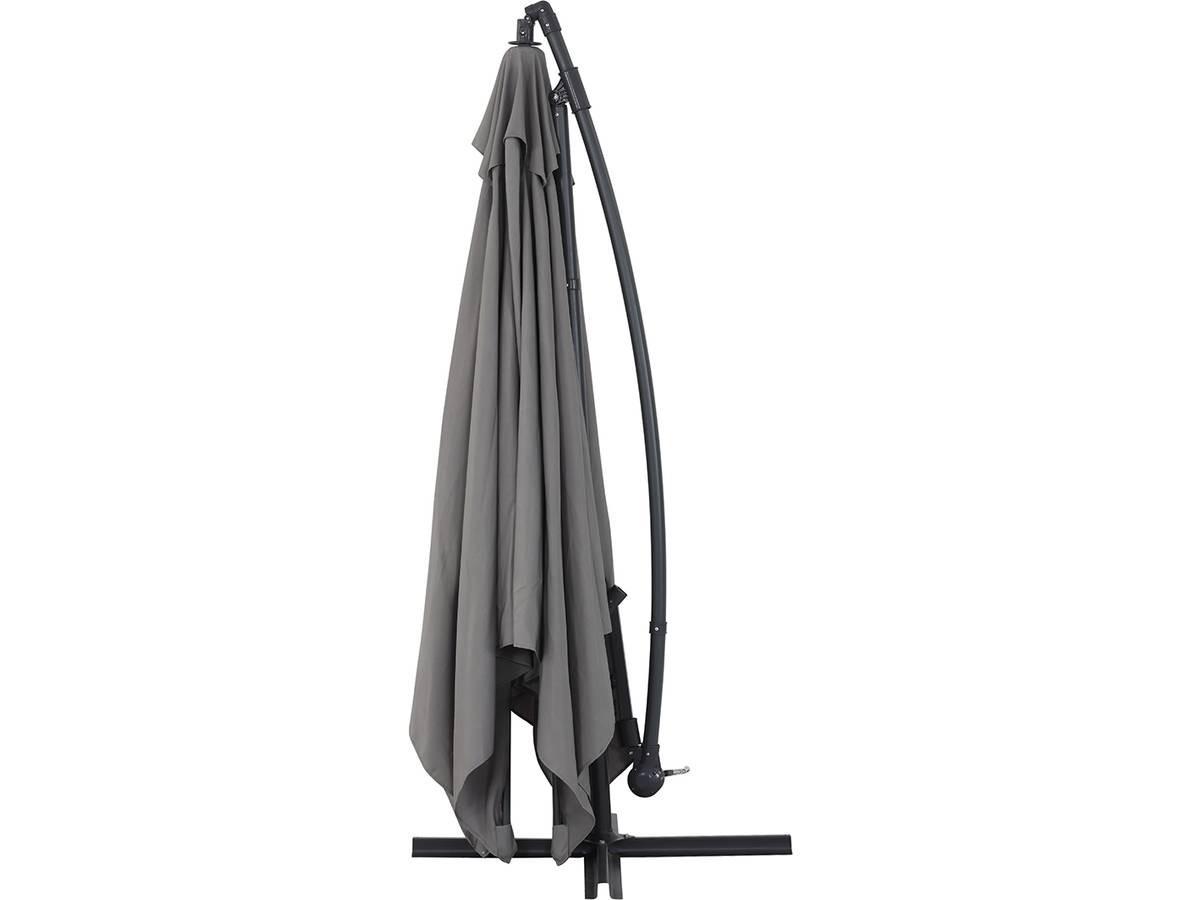 wohnli-moebel-suche-800001439822-1 SONNENSCHIRM ilios 3 Grau Metall Habitat Garten Garten & Outdoor > Sonnen- & Sichtschutz > Sonnen- & Ampelschirme Grau