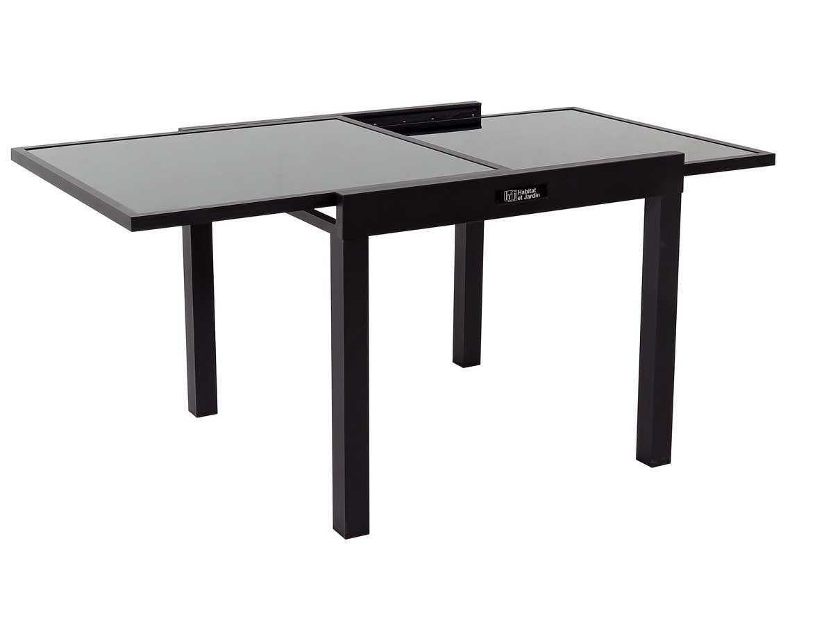 wohnli-moebel-suche-800001439856-1 GARTENTISCH porto 8 Schwarz Glas Habitat Garten Garten & Outdoor > Gartenmöbel > Gartentische Schwarz