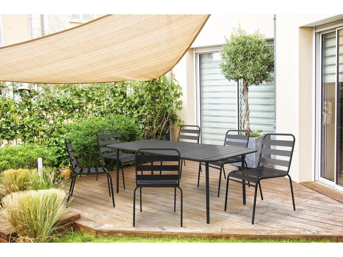 wohnli-moebel-suche-800001439866-1 GARTENTISCH bilbao Grau Metall Habitat Garten Garten & Outdoor > Gartenmöbel > Gartentische Grau