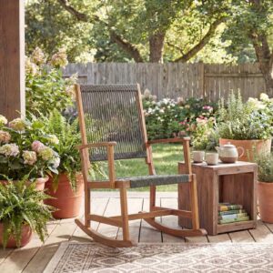 wohnli-moebel-suche-800001439876-1 SCHAUKELSTUHL Grau Holz MCW Garten & Outdoor > Gartenmöbel > Gartenstühle Grau