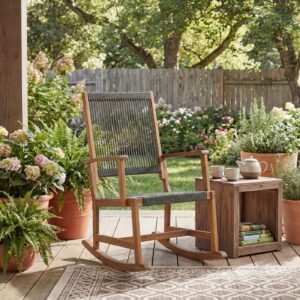 wohnli-moebel-suche-800001439877-1 SCHAUKELSTUHL Grau Holz MCW Garten & Outdoor > Gartenmöbel > Gartenstühle Grau