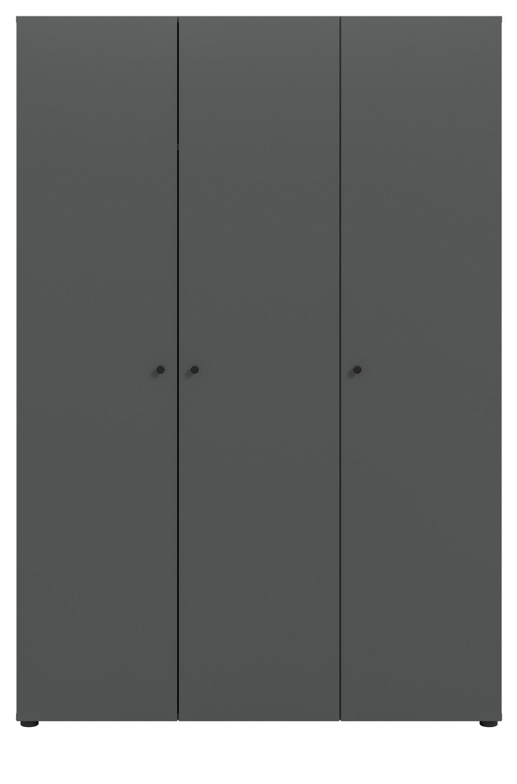 wohnli-moebel-suche-800001443287 Wohnli Möbelsuche - KLEIDERSCHRANK grau 3-türig 120 cm