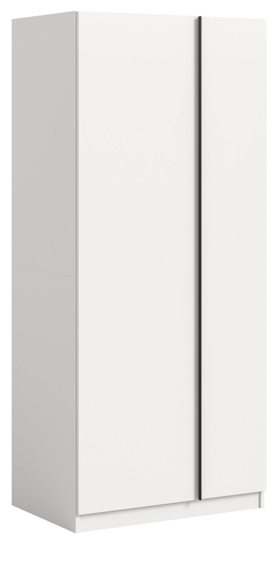 wohnli-moebel-suche-800001443490 Wohnli Möbelsuche - KLEIDERSCHRANK weiß 2-türig 80 x 183 cm