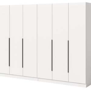 wohnli-moebel-suche-800001443517 Wohnli Möbelsuche - KLEIDERSCHRANK weiß 6-türig 240 x 181 cm