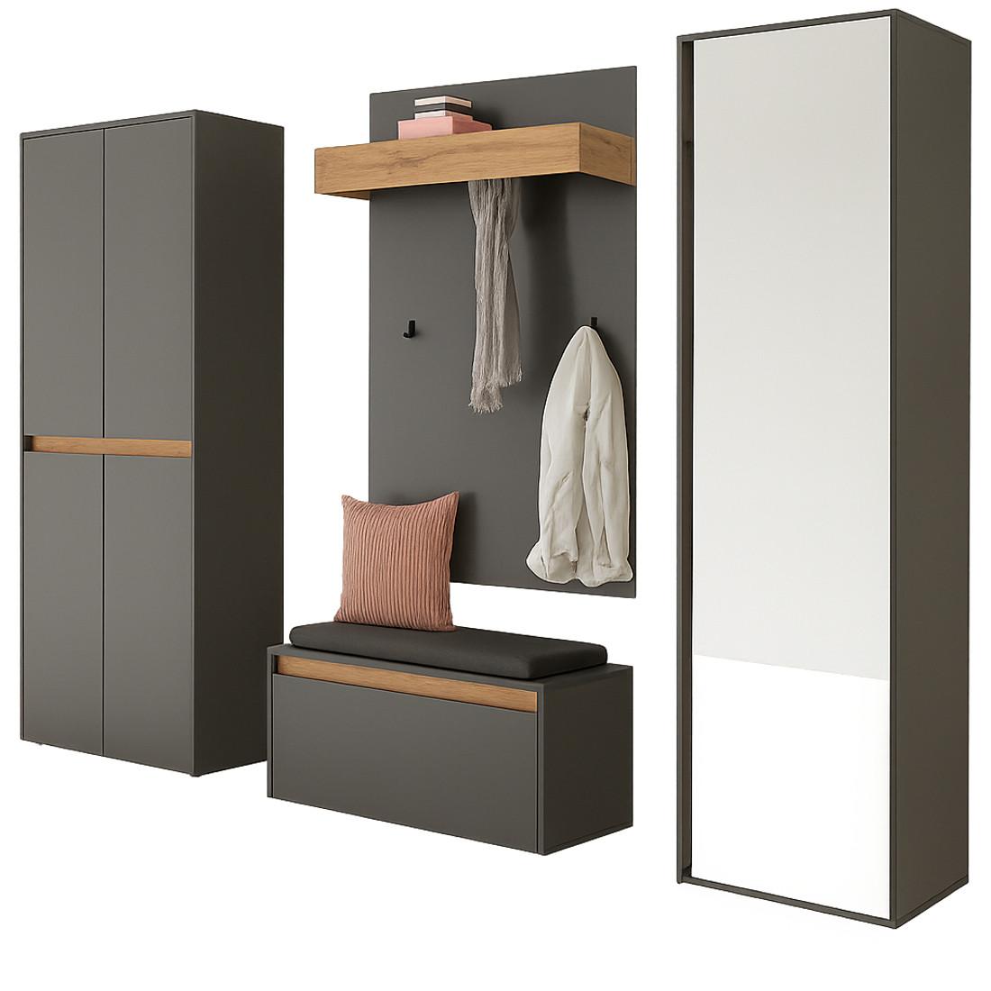 wohnli-moebel-suche-800001444002 Wohnli Möbelsuche - GARDEROBEN-SET grau matt