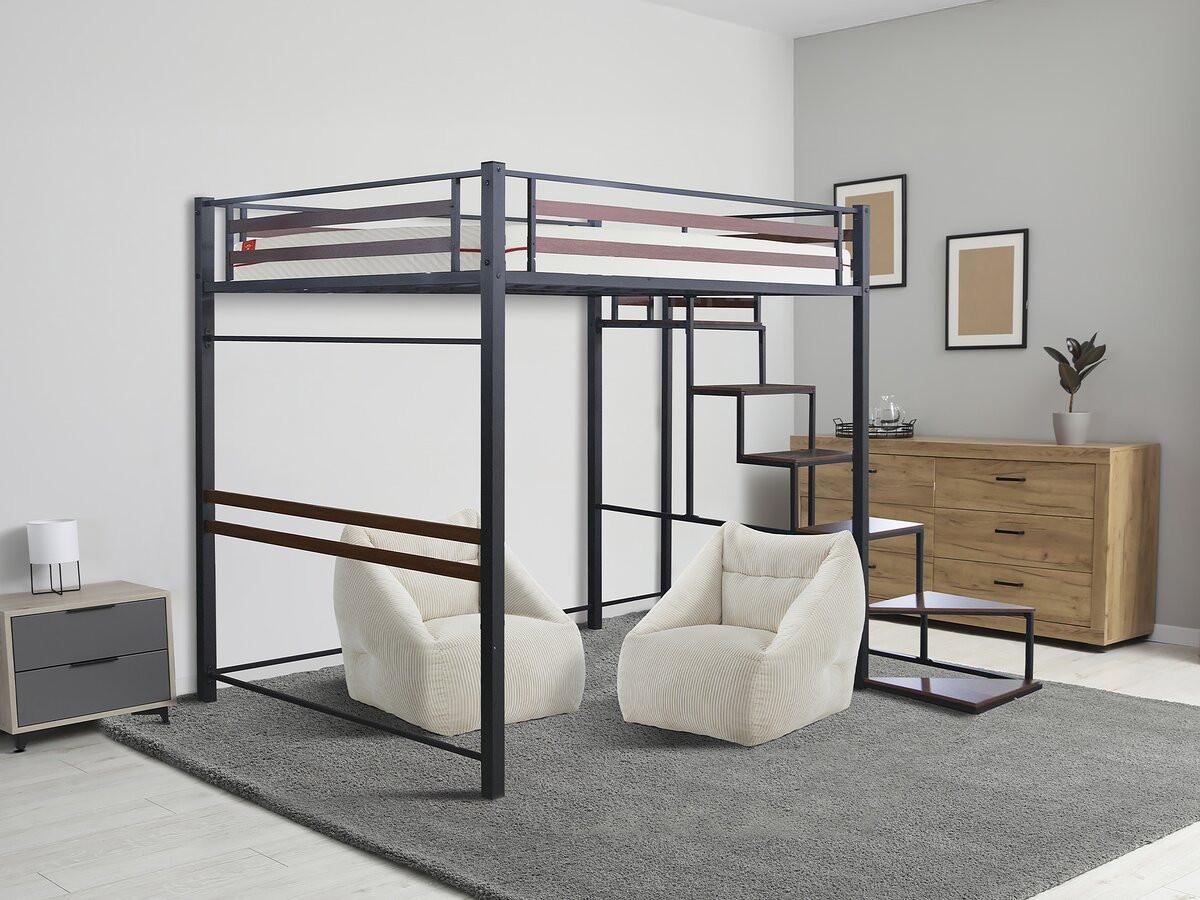 ETAGENBETT lena Schwarz Metall Habitat Garten Möbel > Betten > Hoch- und Etagenbetten > Hochbetten Schwarz