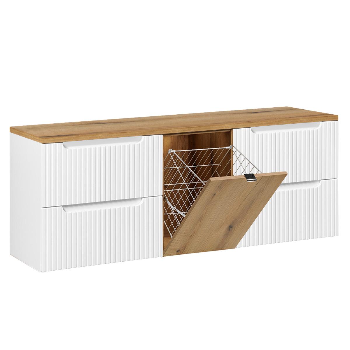 wohnli-moebel-suche-800001445049 Wohnli Möbelsuche - WASCHTISCHUNTERSCHRANK 160.4cm Riva Weiß