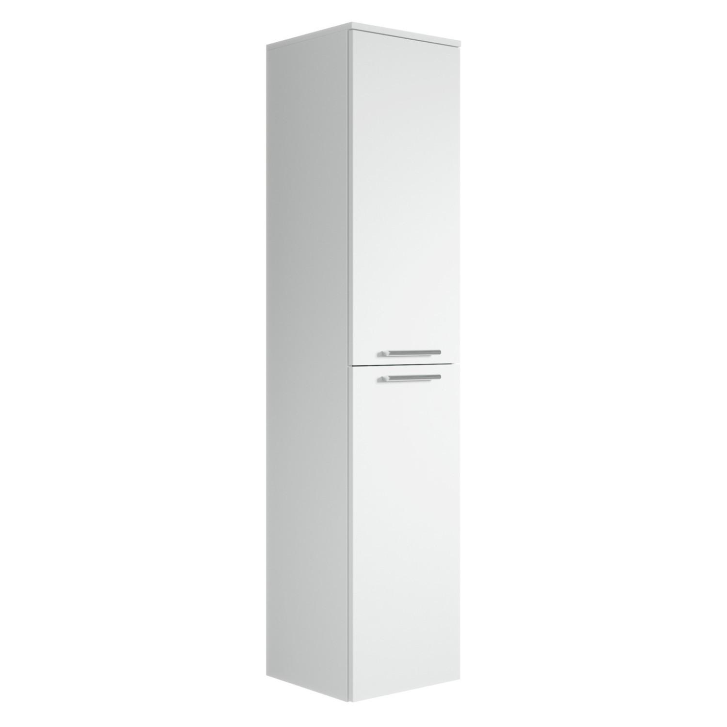 wohnli-moebel-suche-800001447791 Wohnli Möbelsuche - BADEZIMMERSCHRANK Saturnus mit 2 Türen Weiß - 35 x 35 x 130 cm