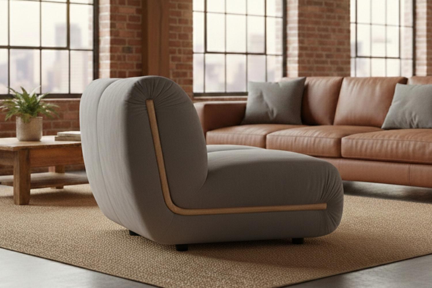 wohnli-moebel-suche-800001453341-1 SESSEL LAYLA Taupe Velvet Textil KAWOLA Möbel > Sessel > Polstersessel Taupe