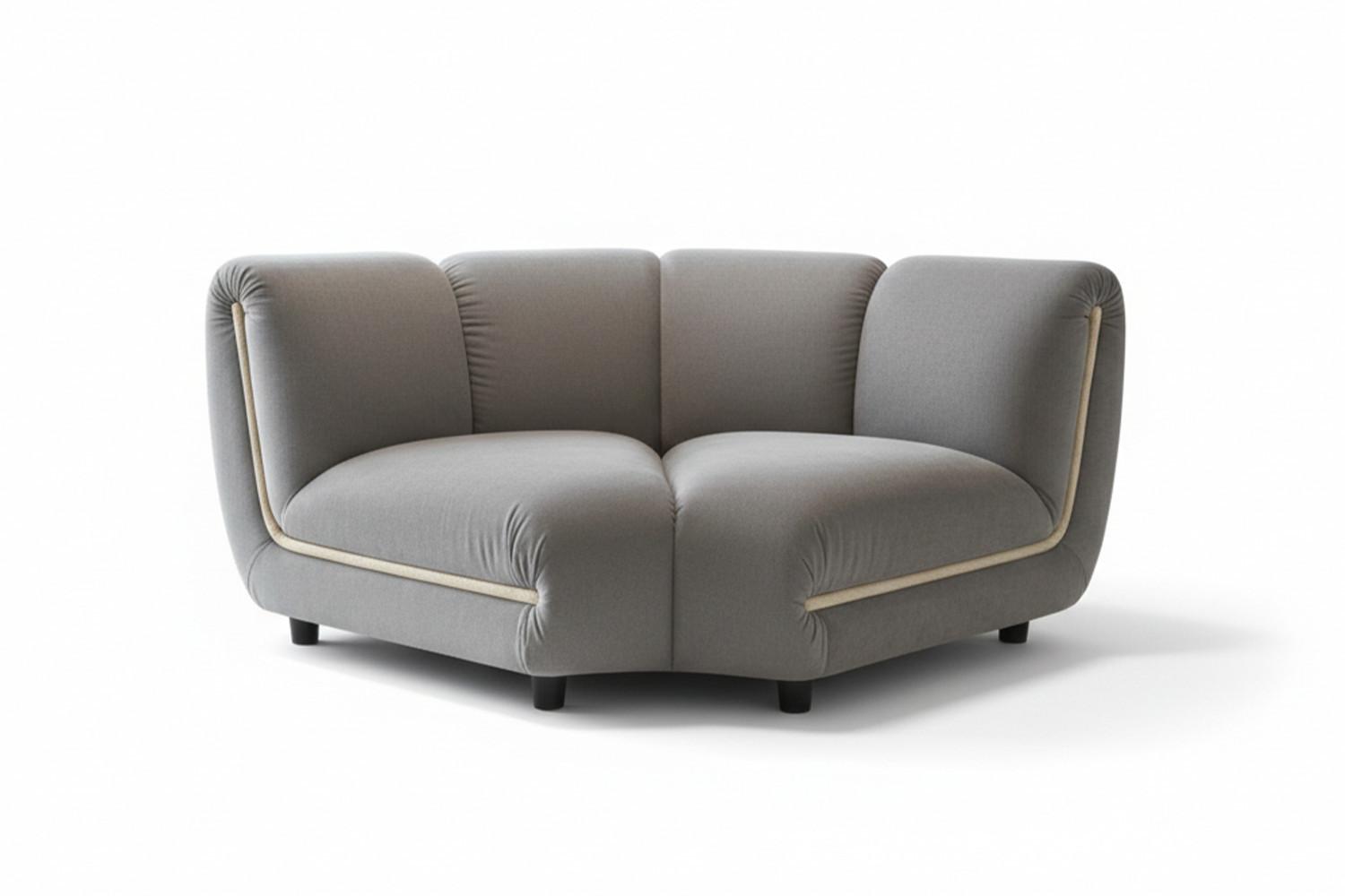 Wohnli Möbelsuche - SESSEL LAYLA Taupe Velvet