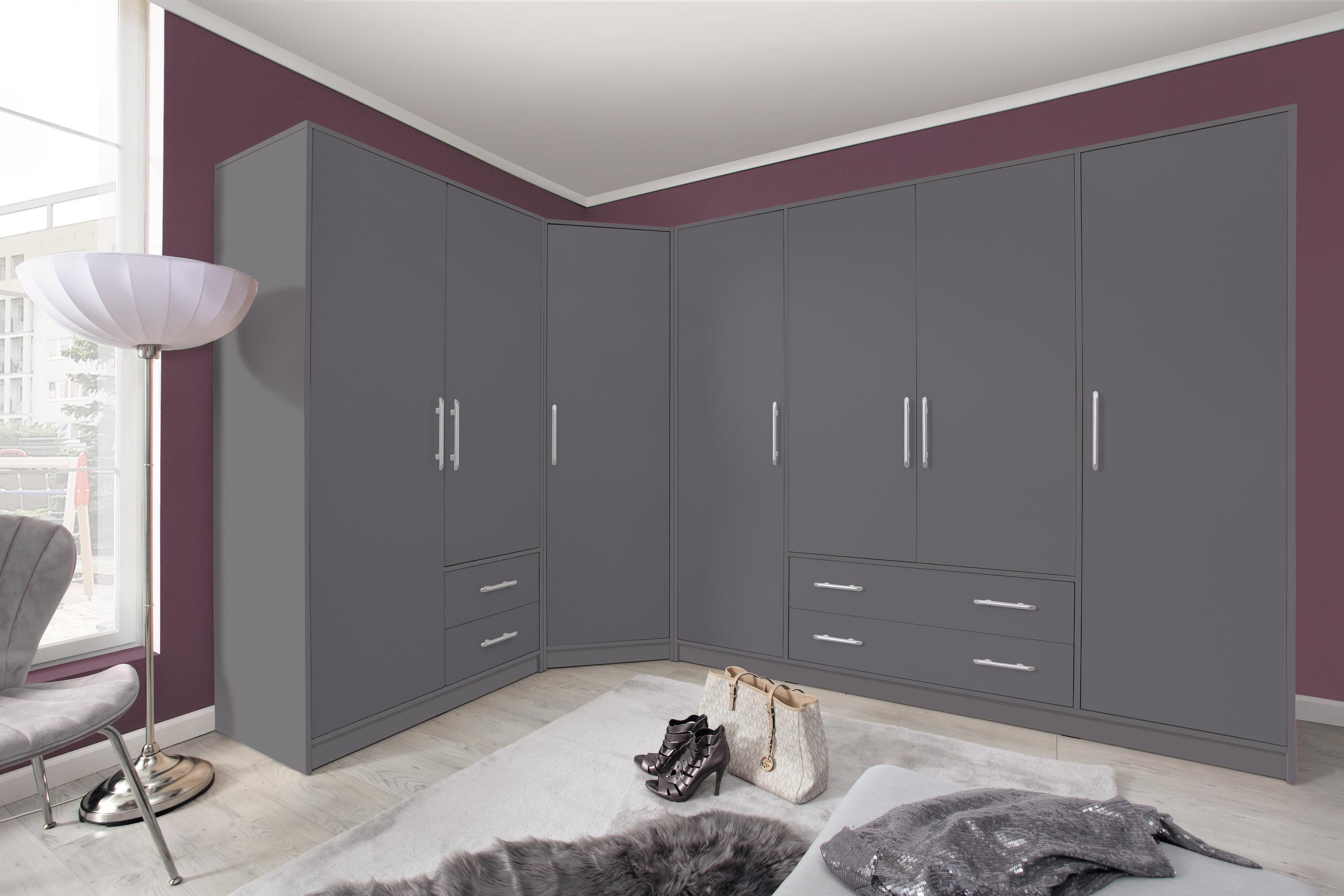 wohnli-moebel-suche-800001454213-1 DREHTÜRENSCHRANK VANO 95/190/95cm 1-türig Anthrazit Holzwerkstoff MASSENO Möbel > Schränke > Kleiderschränke > Drehtürenschränke Anthrazit