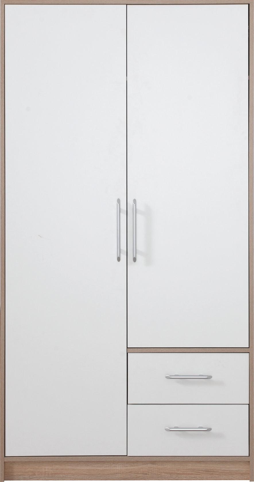 wohnli-moebel-suche-800001454222 Wohnli Möbelsuche - DREHTÜRENSCHRANK VANO 100/190/56cm 2-türig Weiß