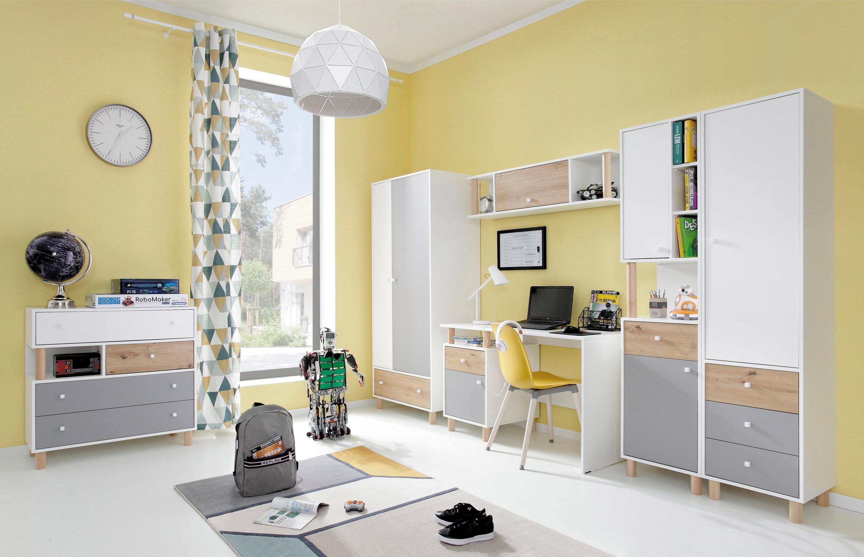 DREHTÜRENSCHRANK SANNIO 80/190/50cm 2-türig Weiß Holzwerkstoff MASSENO Möbel > Schränke > Kleiderschränke > Drehtürenschränke Weiß