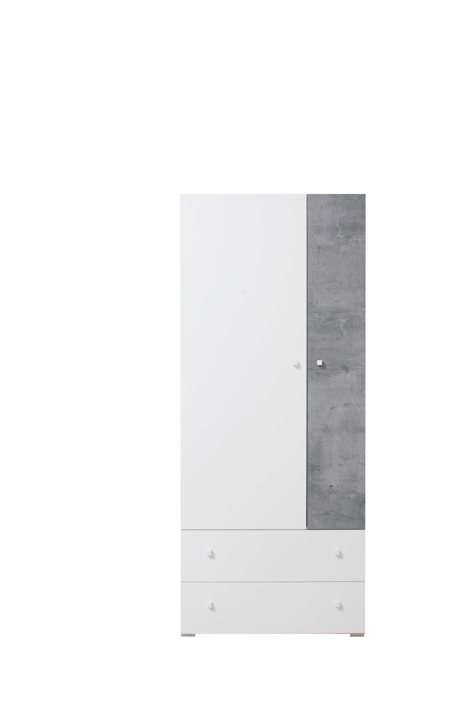 wohnli-moebel-suche-800001454691 Wohnli Möbelsuche - DREHTÜRENSCHRANK GALIA 80/190/50cm 2-türig Weiß