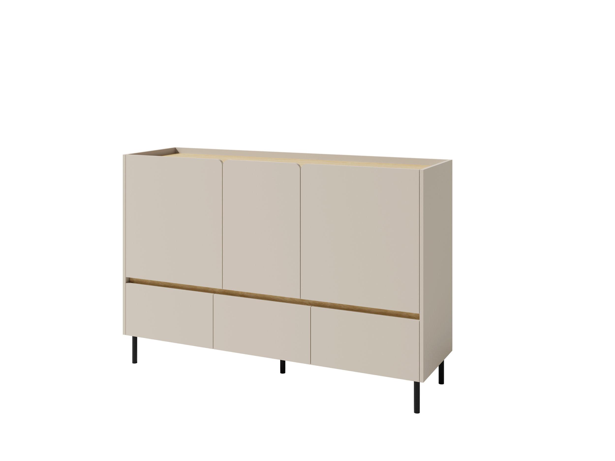 wohnli-moebel-suche-800001454865 Wohnli Möbelsuche - KOMMODE MURO 150/105/40cm mit 3 Schubladen 3 Türen Beige