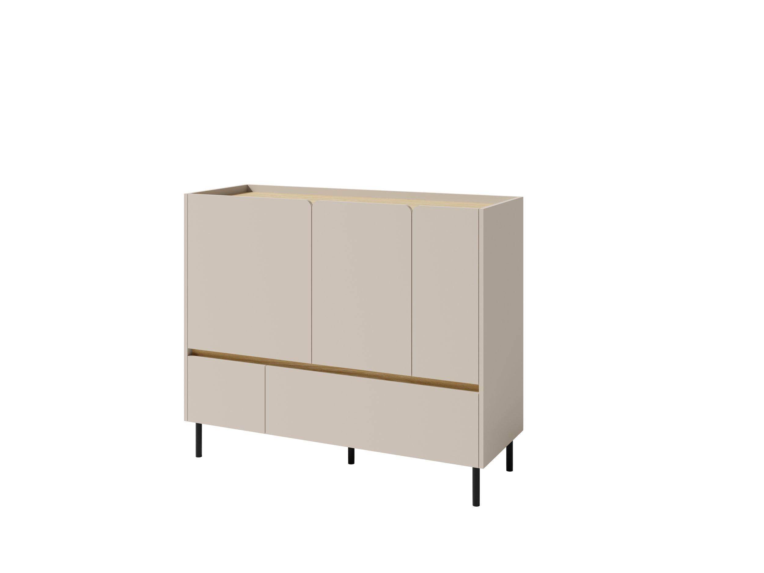 wohnli-moebel-suche-800001454869 Wohnli Möbelsuche - KOMMODE MURO 120/105/40cm mit 2 Schubladen 3 Türen Beige