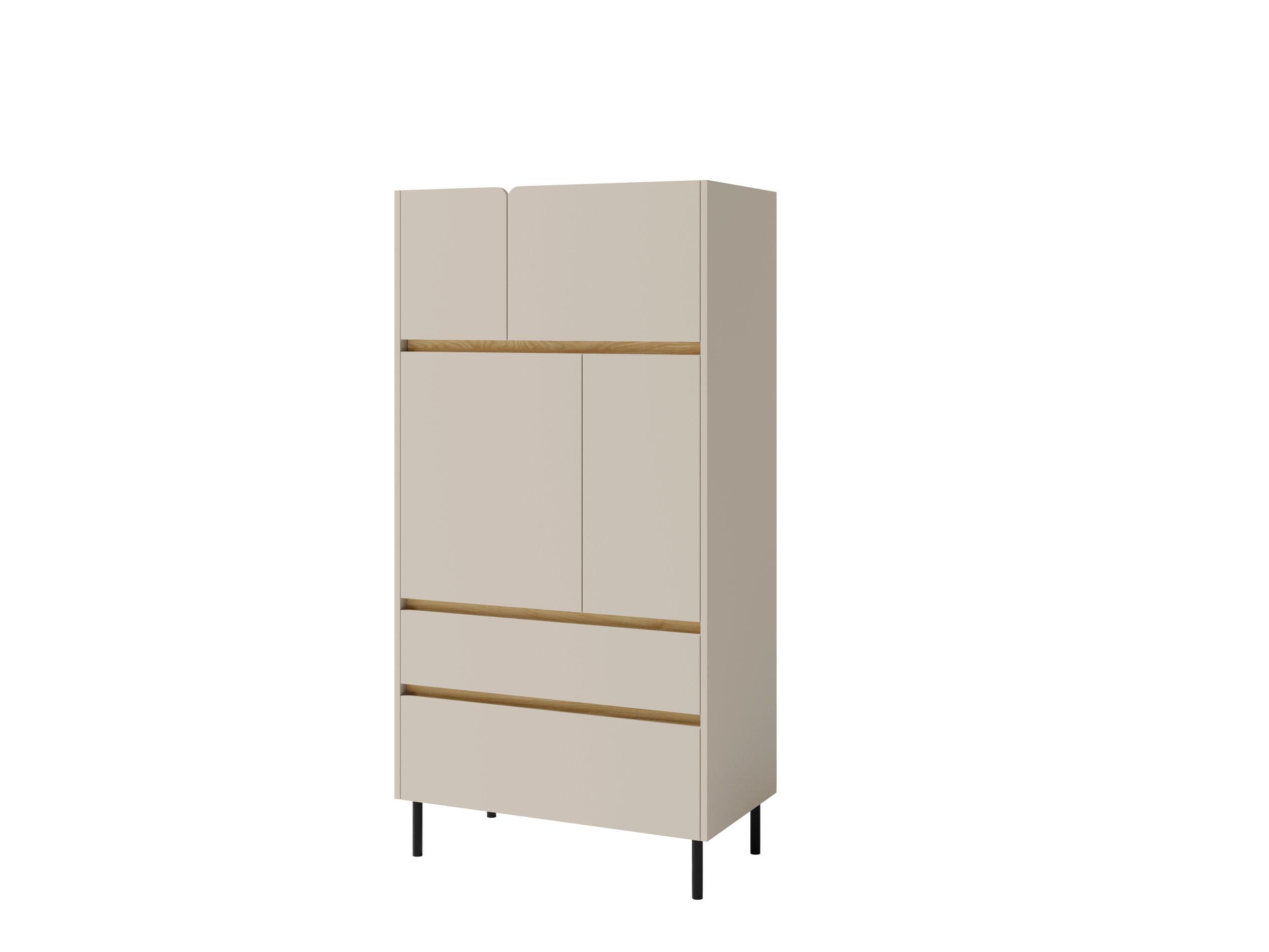 wohnli-moebel-suche-800001454876 Wohnli Möbelsuche - KOMMODE MURO 80/165/40cm mit 2 Schubladen 4 Türen Beige