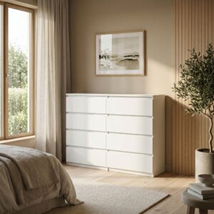 wohnli-moebel-suche-800001454918-1 5/39cm mit 8 Schubladen Türen Weiß