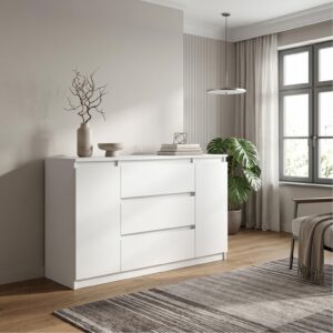 wohnli-moebel-suche-800001455295-1 5/39cm mit 3 Schubladen 2 Türen Weiß