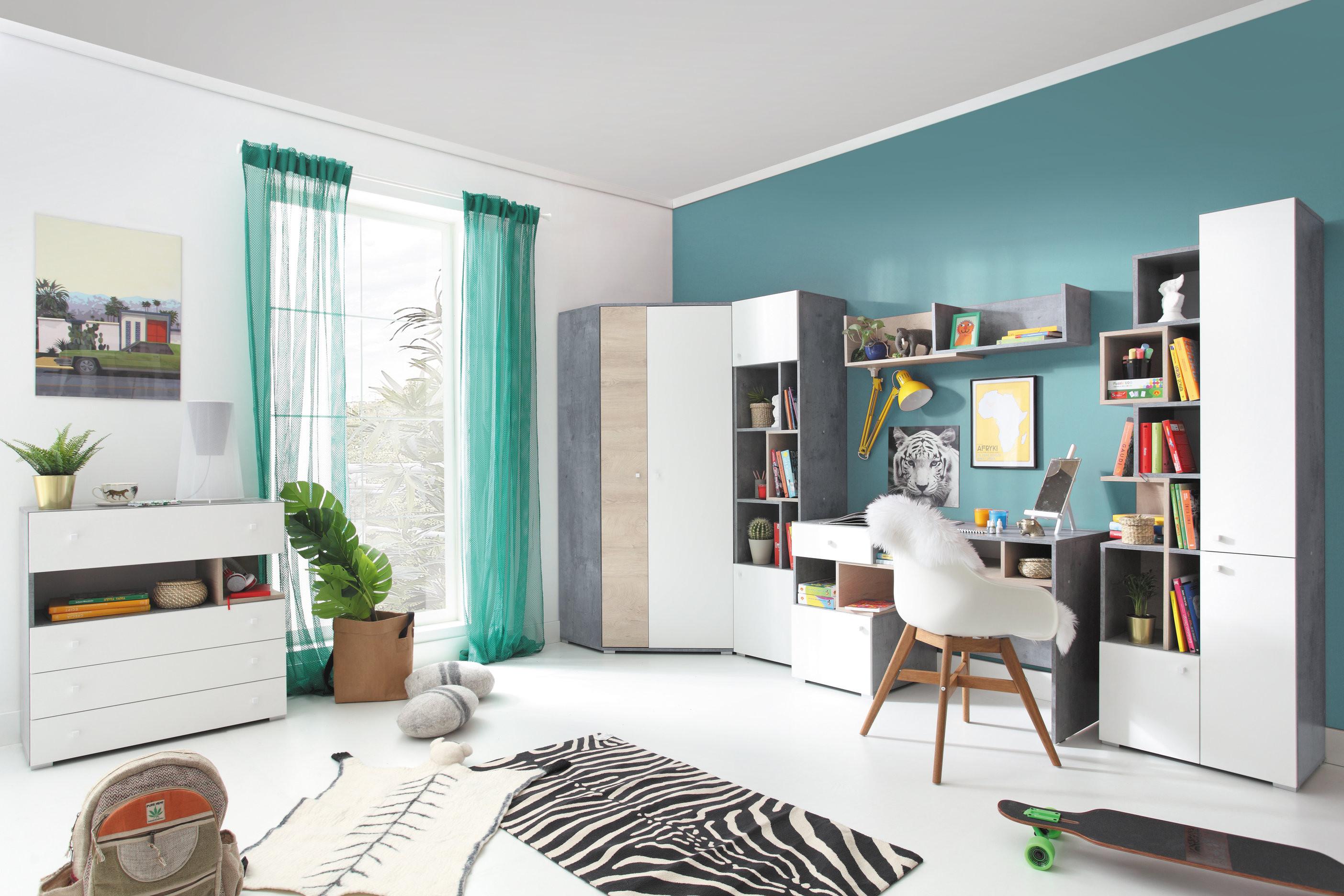 KOMMODE GALIA 85/90/40cm mit 4 Schubladen Türen Weiß Holzwerkstoff MASSENO Möbel > Kommoden & Schubladenschränke > Kommoden Weiß