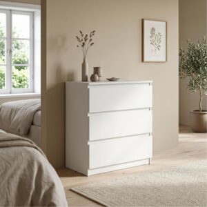 wohnli-moebel-suche-800001455464-1 5/39cm mit 3 Schubladen Türen Weiß