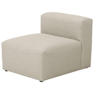 wohnli-moebel-suche-800001455971-1 SOFA Element ohne Armlehne Kattrina Flachgewebe creme Kunststoff 58aufmkessel Möbel > Sofas & Couches > Sofas > Modulare Sofas Weiß