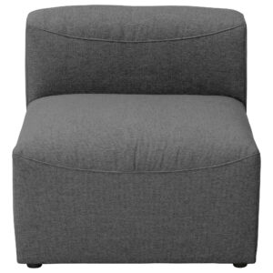 Wohnli Möbelsuche - SOFA Element ohne Armlehne Kattrina Flachgewebe anthrazit