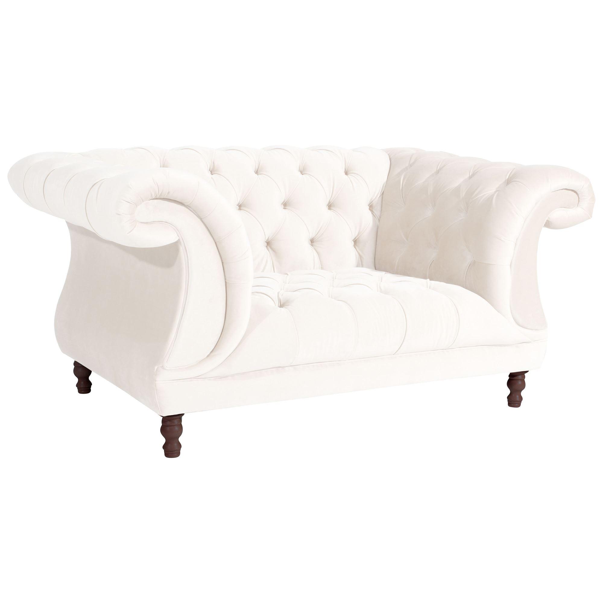 wohnli-moebel-suche-800001455993 Wohnli Möbelsuche - CHESTERFIELD Sessel Kaylin Samtvelours creme