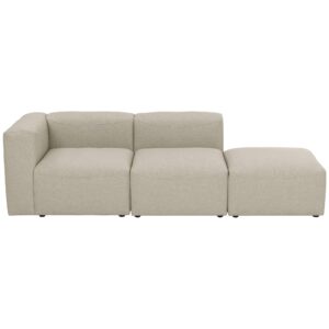 wohnli-moebel-suche-800001455996 Wohnli Möbelsuche - SOFA 2-Sitzer mit Hocker rechts Kattrina Flachgewebe creme