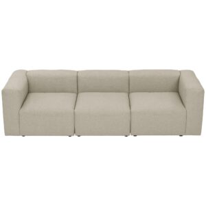 wohnli-moebel-suche-800001456002-1 SOFA 3-Sitzer Kattrina Flachgewebe creme Kunststoff 58aufmkessel Möbel > Sofas & Couches > Sofas Weiß