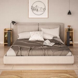 wohnli-moebel-suche-800001457988-1 NACHTTISCHE (2er-set) Elos - 25/27/60 cm Holzwerkstoff Calicosy Möbel > Kommoden & Schubladenschränke > Nachttische Schwarz