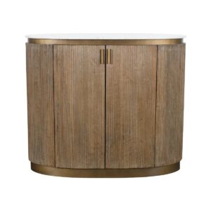 Wohnli Möbelsuche - TRESEN aus Massivholz und Marmor 120/104/50 cm