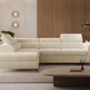 ECKSOFA Argon Beige Rechts Textil Graingold Möbel > Sofas & Couches > Wohnlandschaften > Ecksofas Beige