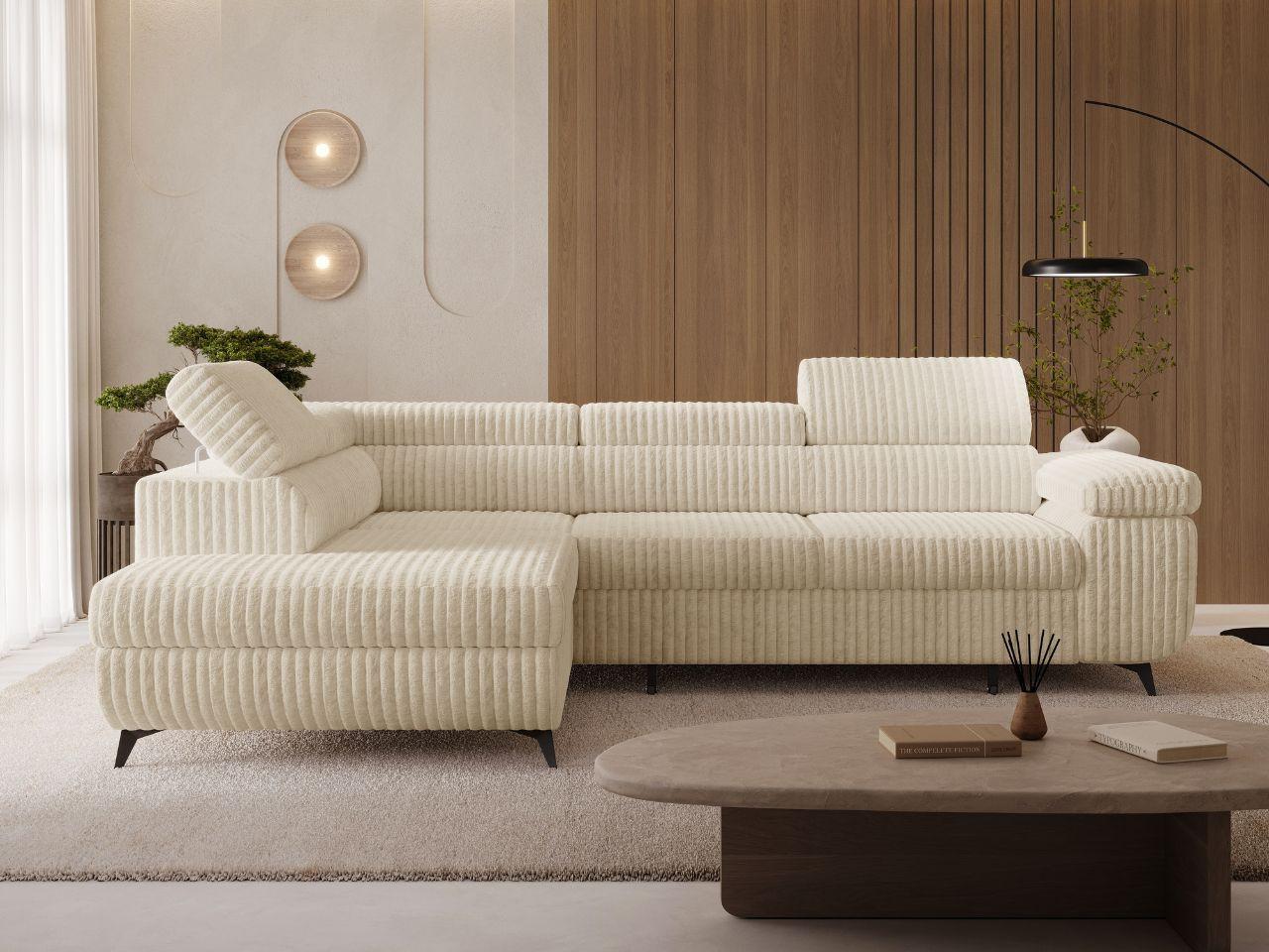 ECKSOFA Argon Beige Rechts Textil Graingold Möbel > Sofas & Couches > Wohnlandschaften > Ecksofas Beige