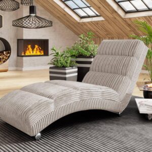 wohnli-moebel-suche-800001471483-1 RELAXLIEGE Holiday Cord Bis Textil MIRJAN24 Garten & Outdoor > Gartenmöbel > Gartenliegen Beige