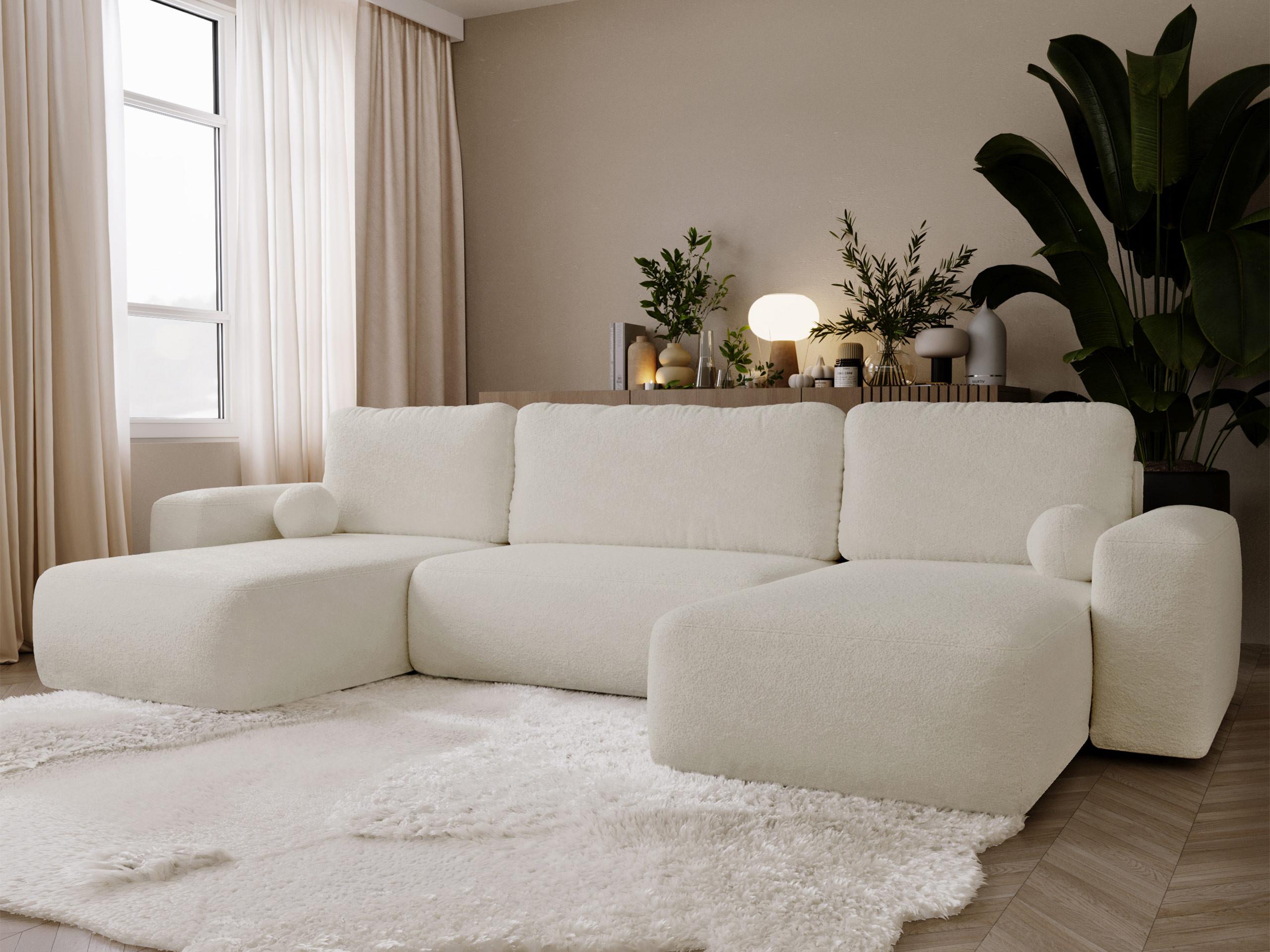 WOHNLANDSCHAFT Filo U Textil MIRJAN24 Möbel > Sofas & Couches > Wohnlandschaften > Wohnlandschaften U-Form Braun