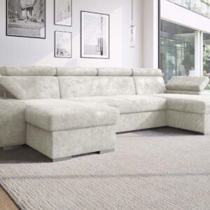 wohnli-moebel-suche-800001471675-1 WOHNLANDSCHAFT Plaza U Textil MIRJAN24 Möbel > Sofas & Couches > Wohnlandschaften > Wohnlandschaften U-Form Weiß