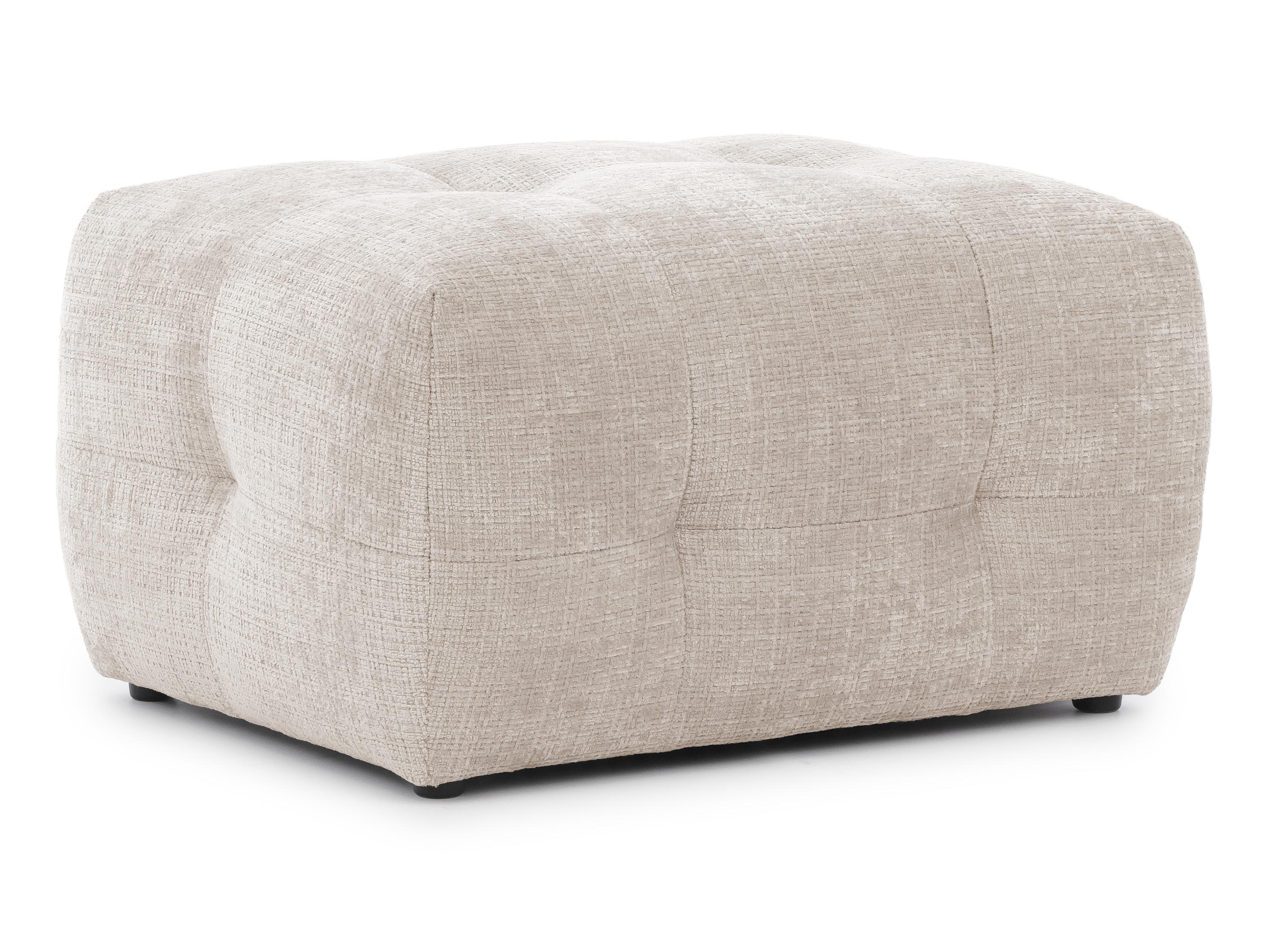 wohnli-moebel-suche-800001472075 Wohnli Möbelsuche - POLSTERHOCKER Kozy im Bumpy-Design aus weichem Beige Chenille-Stoff