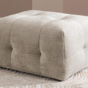 wohnli-moebel-suche-800001472087-1 POLSTERHOCKER Kozy im Bumpy-Design aus weichem Dunkelbeige Chenille-Stoff Holz, Textil S-Style Möbel Möbel > Sessel > Hocker Beige