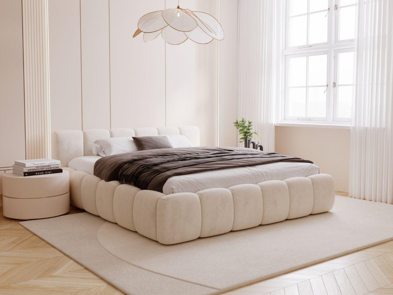 POLSTERBETT Cloud low 160x200 Beige Textil Graingold Möbel > Betten > Polsterbetten Beige