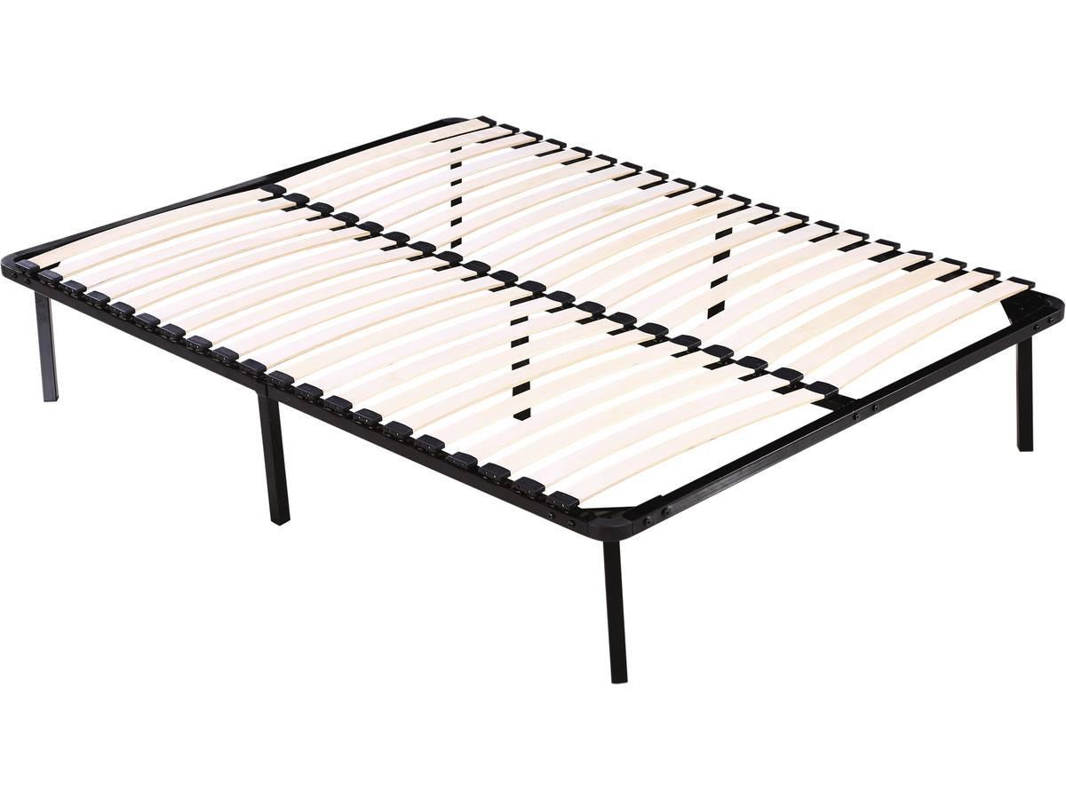 wohnli-moebel-suche-800001473627 Wohnli Möbelsuche - LATTENROST cadre à lattes + pieds pour matelas de 140 x 190 cm - 20 lattes