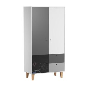 Wohnli Möbelsuche - SCHRANK grau und schwarz